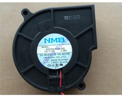 Nmb 7530 BG0703-B044-000 DC12V 0.38A Turbo Centrifugaal Ventilator 3000 Rpm 20CFM Air Blower