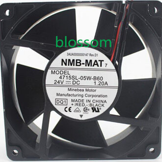 Nmb Technologieën 4715SL-05W-B60-D00 Axiale Ventilator, 4715SL Serie, 24 Vdc, 119 Mm, 38 Mm, 181 Cu. ft/Min, 5.13 Mâ³/Min