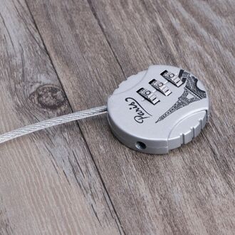 Nmini Leuke 3 Cijfercombinatie Travel Bagage Koffer Lock Hangslot Beveiliging 21B 87HB
