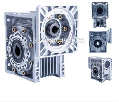 NMRV040 86 Mm Wormwiel Reducer Overbrengingsverhouding 5:1 100:1 Input 14 Mm As Voor NEMA34 Stappenmotor