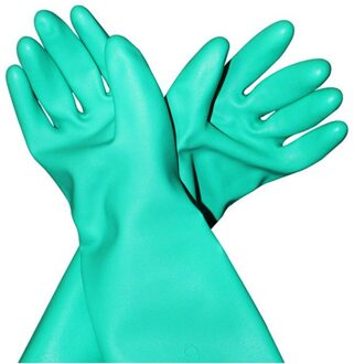Nmsafety Nitril Solvent Handschoenen Olie Antislip Handschoen Chemische Werk Handschoen