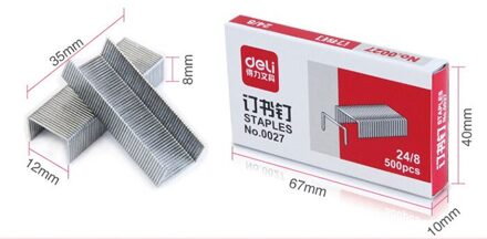 No.0027 24/8 Nietjes Kantoor Nietjes 500/Doos