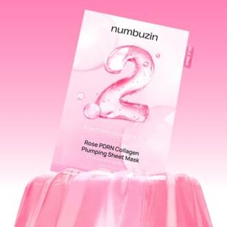 No.2 Rose PDRN Collagen Plumping Sheet Mask 33ml x 1 sheet
