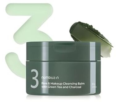 No.3 Pore & Makeup Cleansing Balm With Green Tea And Charcoal 85g