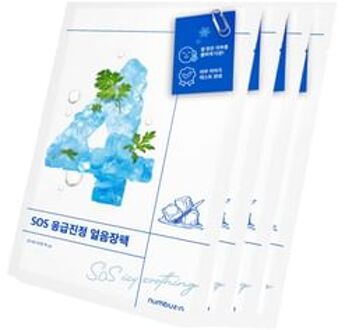 No.4 SOS Icy Soothing Sheet Mask Set - Sheetmasker