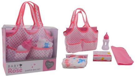 No Brand Baby Rose Luiertas met Accessoires