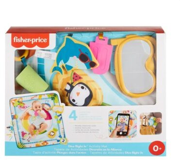 No Brand Fisher-Price - Speelkleed met Zwembadthema - Activiteitenmat - Dive Right In