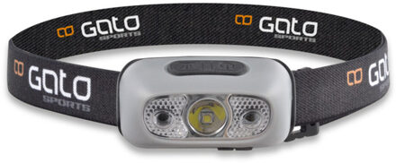 No Brand Gato Hoofd-/helmlamp USB grijs one-size Zwart
