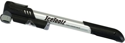 No Brand IceToolz Minipomp VeloAgile hogedruk met meter Zilverkleurig