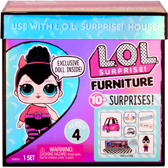 No Brand L.O.L. Surprise! Furniture met Pop - BB Auto Shop & Spice - Serie 4 - Speelset