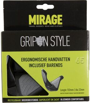 No Brand Mirage ErgoLock 134mm Zwart-fietslock
