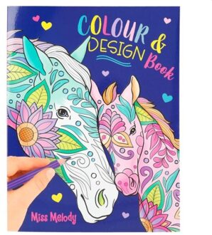 No Brand Miss Melody Colour & Design Kleurboek