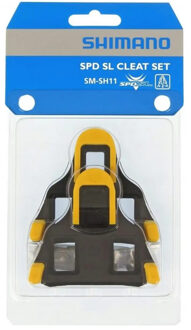 No Brand Shimano Schoenplaatjes SM-SH12 SPD-SL met 6 graden speling geel