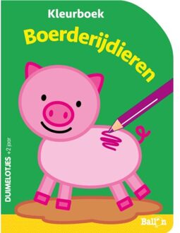 No Brand Standaard Uitgeverij Duimelotjes Boerderijdieren Kleurboek
