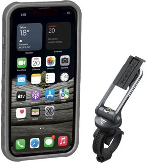 No Brand Topeak RideCase iPhone 13 incl. bevestiging Zwart