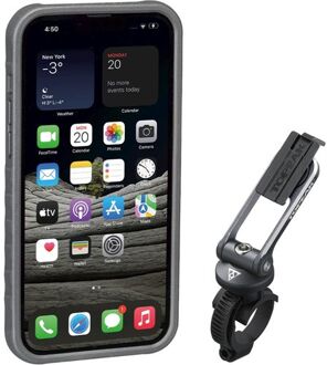 No Brand Topeak RideCase iPhone 13 Max incl. bevestiging Zwart
