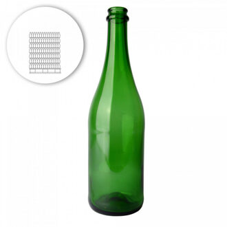 No Brand Wijnfles cider 75 cl, groen, 560 g, 29 mm - pallet 1274 st.