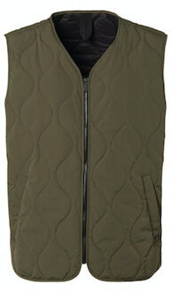 No Excess 19640201 gilet padded full zipper Army - L