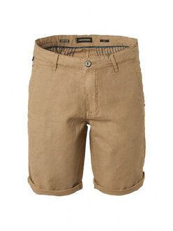 No Excess 1981907 short with linen garment dyed chino Khaki - 30