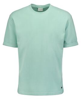 No Excess 23360271 t-shirt crewneck solid jacquard Mintgroen - XL
