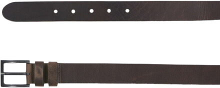 No Excess Belt leather buckle dark brown Veelkleurig - 85
