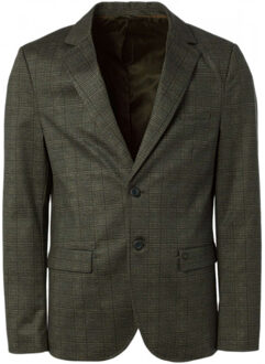 No Excess Blazer jersey stretch check taupe Bruin - 58