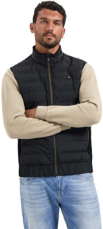 No Excess Bodywarmer padded sealed mix with k black Zwart