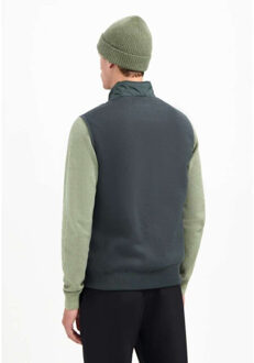 No Excess Bodywarmer padded sealed mix with k dark steel - maat L Groen