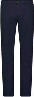 No Excess Broek met stretch garment dyed night Blauw - 38