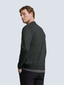 No Excess Cardigan 2 coloured melange dark grey Grijs