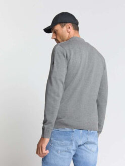 No Excess Cardigan 2 coloured melange grey melange Grijs - XL