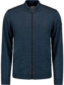 No Excess Cardigan 2 coloured melange navy Blauw - XL