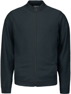 No Excess Cardigan 2 coloured melange night - maat XXXL Blauw