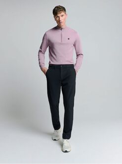 No Excess Chino 4-Way Stretch Sedoc Navy Donkerblauw - M,XL