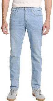 No Excess Denim, regular 711, bleach, stretch bleach denim - maat 40 Blauw