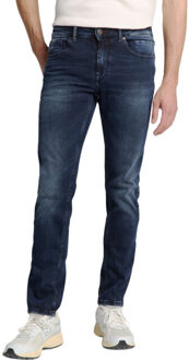 No Excess Denim, regular 711, dark, stretch dark denim - maat 28-32 Blauw