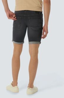 No Excess Denim Short Antraciet Grijs - 36