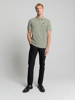 No Excess Half Zip Poloshirt Piqué Groen - 3XL,M,XL