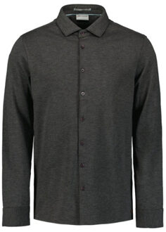 No Excess Heren overhemd 25410780 103 antra melange Grijs - XXL