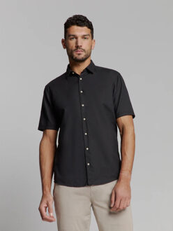 No Excess Heren overhemd 27480321sn 020 black - maat M Zwart