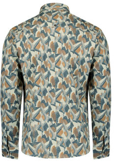 No Excess Heren overhemd 29400937 078 night Blauw - L