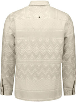 No Excess Heren overshirt 31510112 044 Taupe - XXL