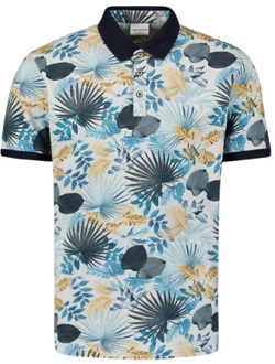 No Excess Heren polo 27380302 030 blue Blauw - L