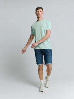 No Excess Heren shirt 27340262sn 151 ice - maat M Blauw