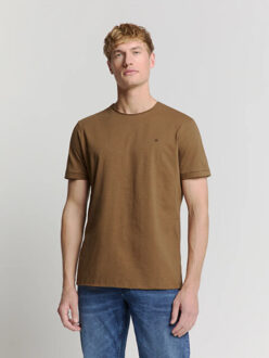 No Excess Heren shirt 28360402sn 140 camel - maat XXXL Bruin
