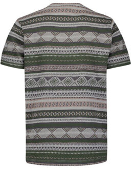 No Excess Heren shirt 29350714 102 grey melange Grijs - XXL