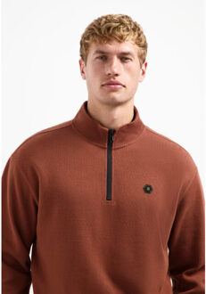 No Excess Heren sweater 29100914 141 terra Oranje - XXL