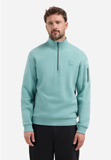 No Excess Heren sweater 30131151 039 seablue Blauw - XL