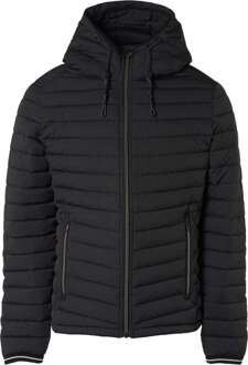 No Excess Jacket hooded short fit padded black Zwart - L