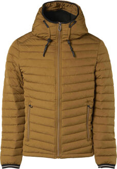 No Excess Jacket hooded short fit padded light moss Bruin - XXL